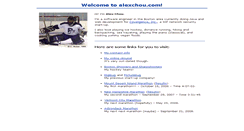 Desktop Screenshot of alexchou.com